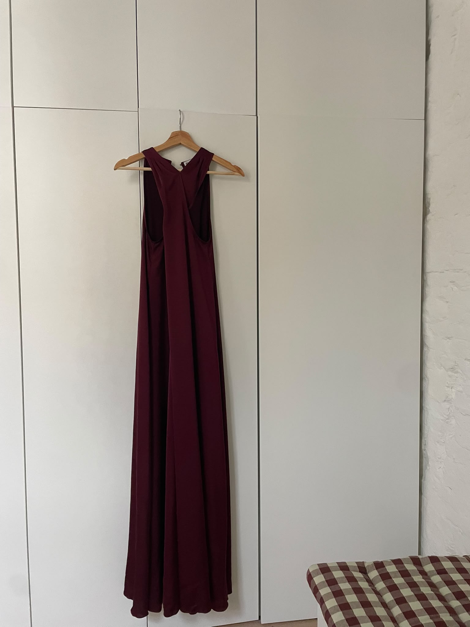 Essentiel Antwerp Finch Halter Neck Dress-Dessert Wine