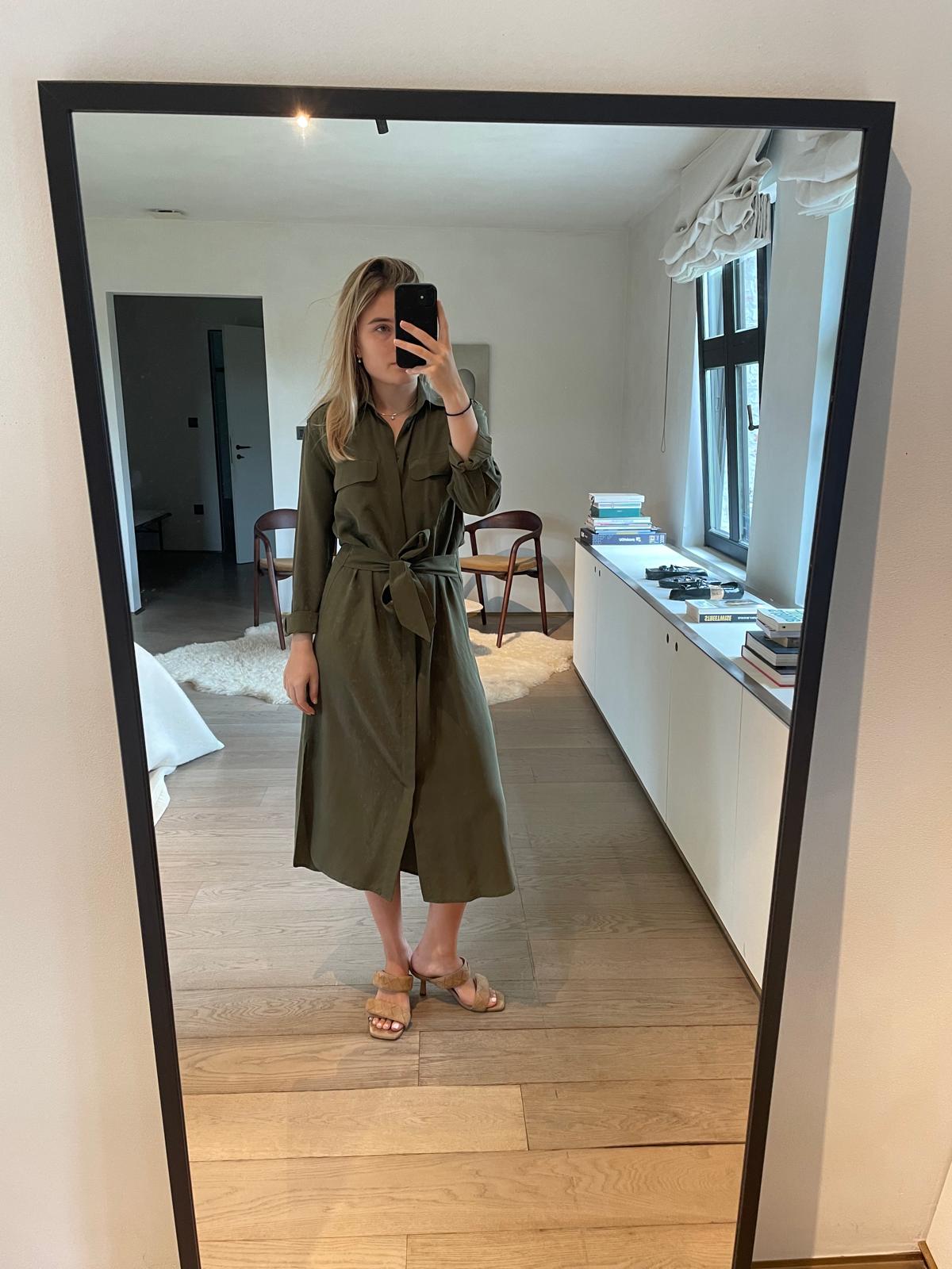 Ralph Lauren Olive Green Shirtdress