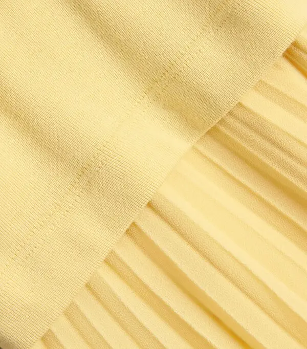 Robe Midi Coton-Jacquard et Popeline