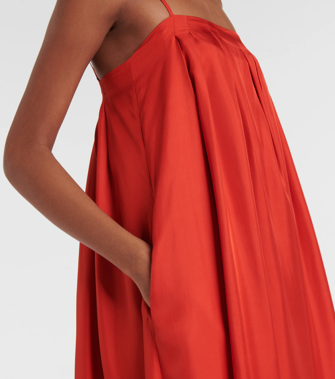 Robe maxi Asceno Heather en soie