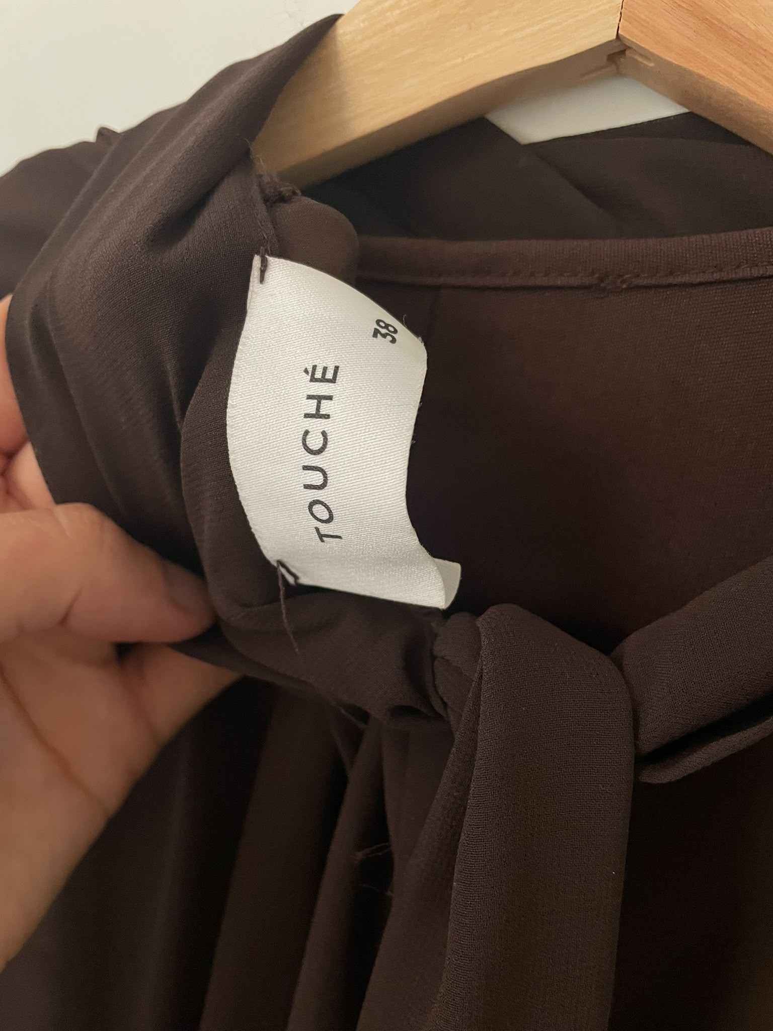 Touché Privé BAT SLEEVE - Maxi dress - brown
