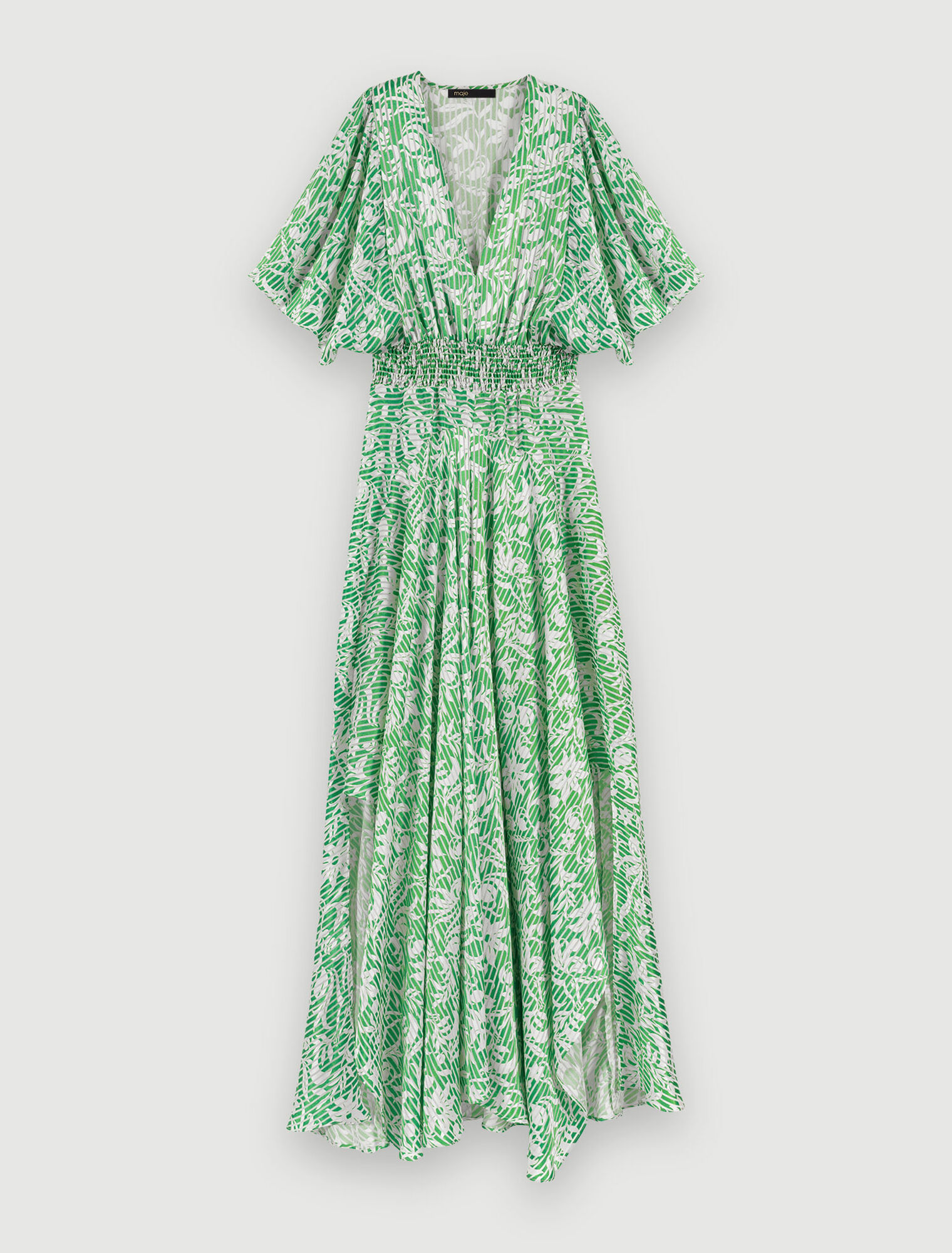 Robe longue asymétrique Maje
